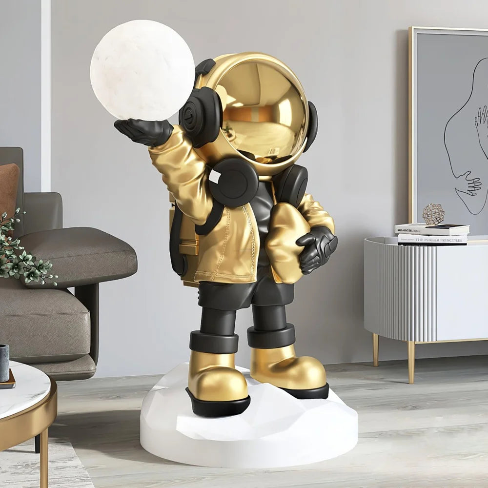 Apollo Astronaut Built-in Battery Floor Lamp ∅ 19.6″ - Creature-1-Yiosilamp