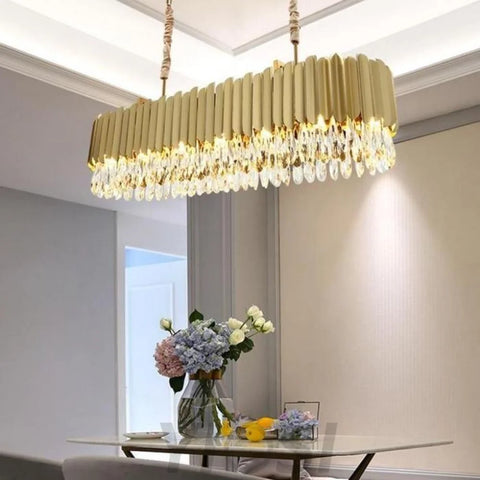 April Dining Room Chandelier（Gold） Chandelier