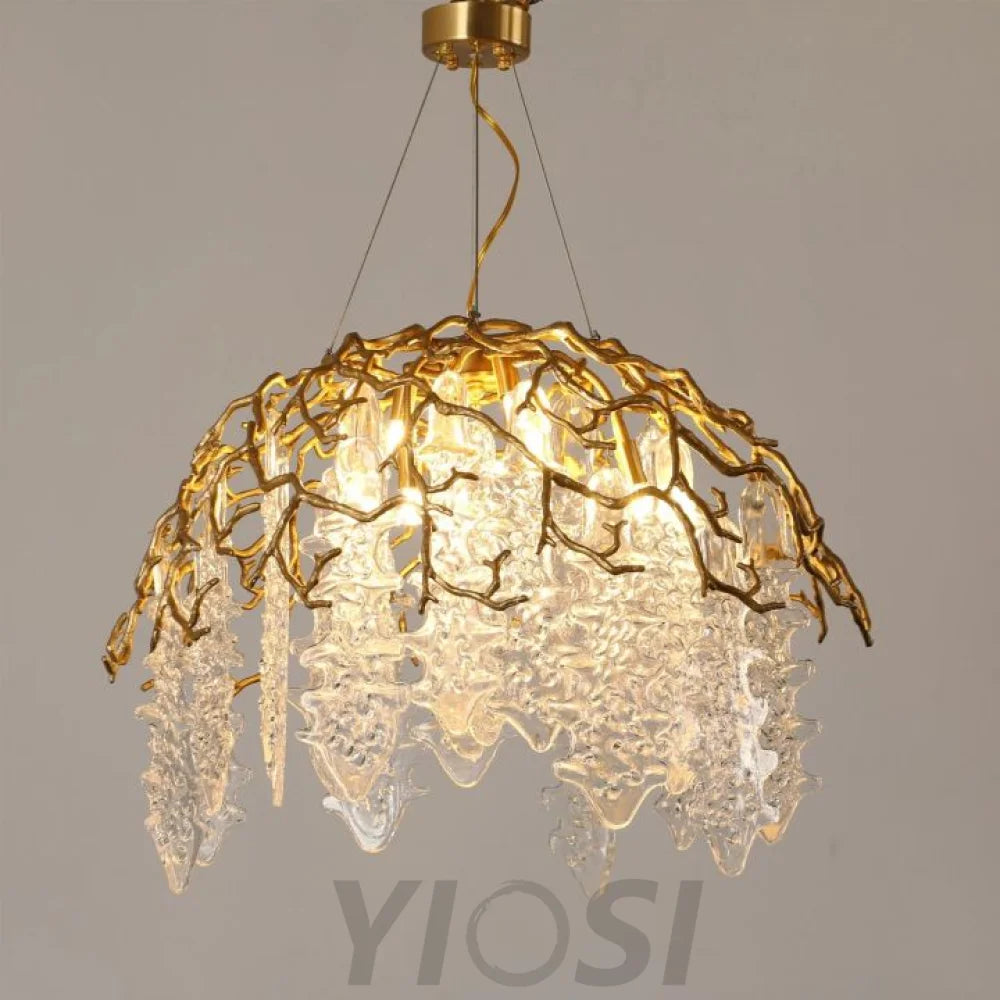 Aqua Modern Dome Glass Branch Chandelier Chandeliers For Dining Room Stairways Foyer Bedrooms