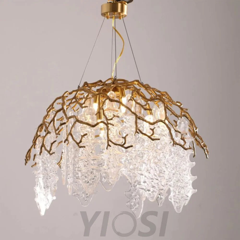 Aqua Modern Dome Glass Branch Chandelier Chandeliers For Dining Room Stairways Foyer Bedrooms