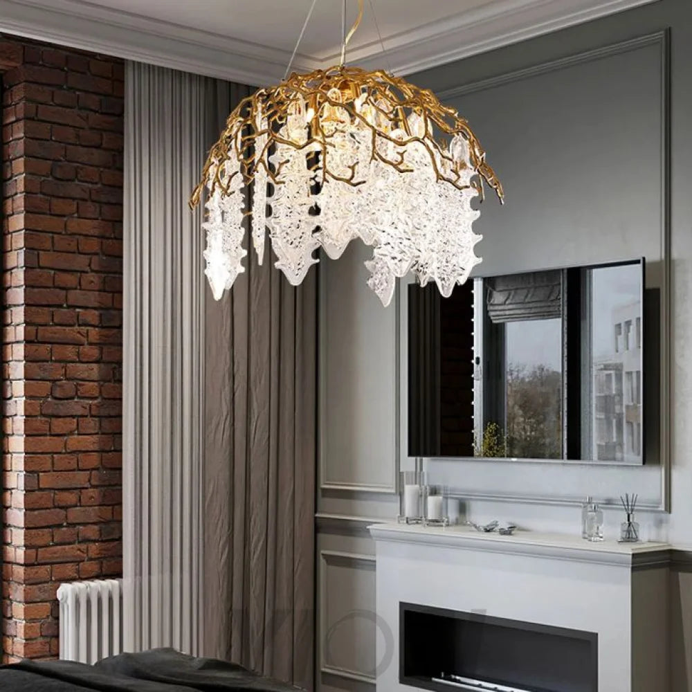 Aqua Modern Dome Glass Branch Chandelier Chandeliers For Dining Room Stairways Foyer Bedrooms