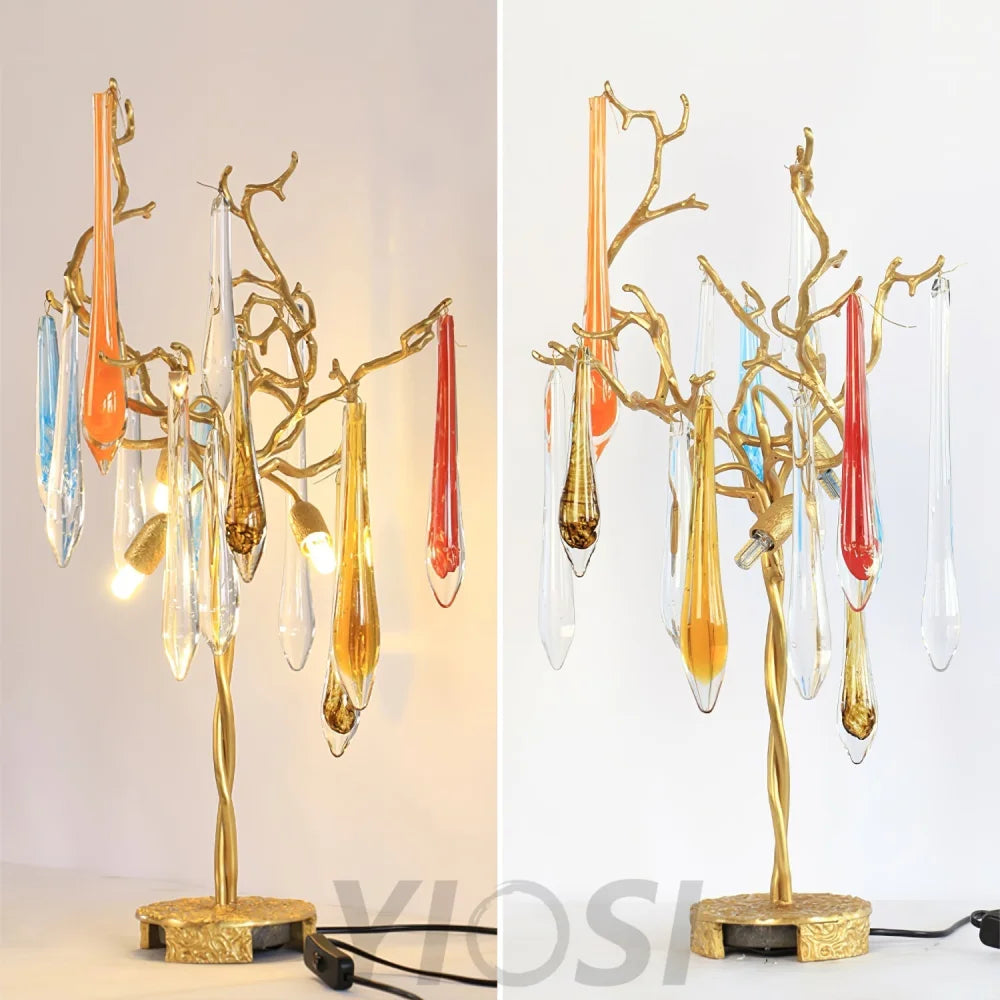 Aqua Willow Table Lamp Lamp