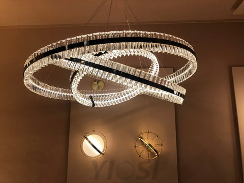 Aquinox 3-Tier Round Crystal Ring LED Chandelier - -1-Yiosilamp