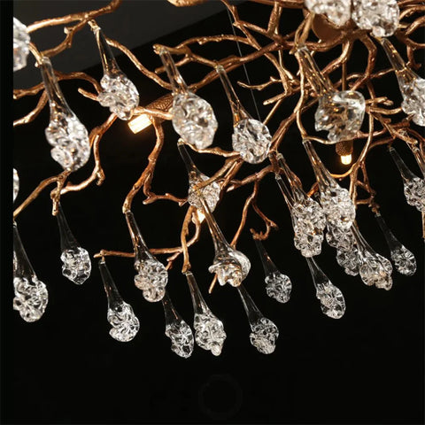 Anitra Modern Branch Chandelier Drop Flower D 31.5’’