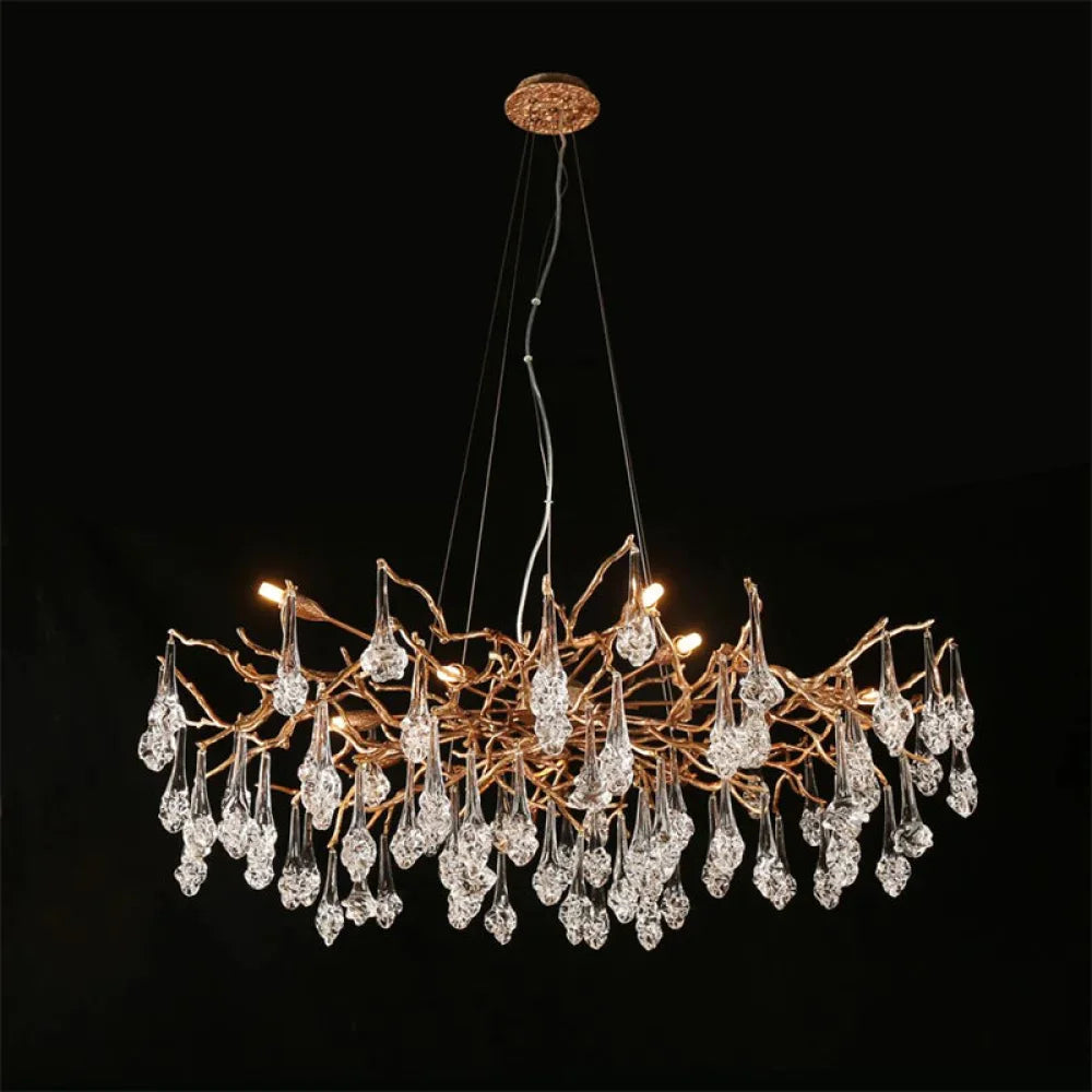 Anitra Modern Branch Chandelier Drop Flower D 31.5’’