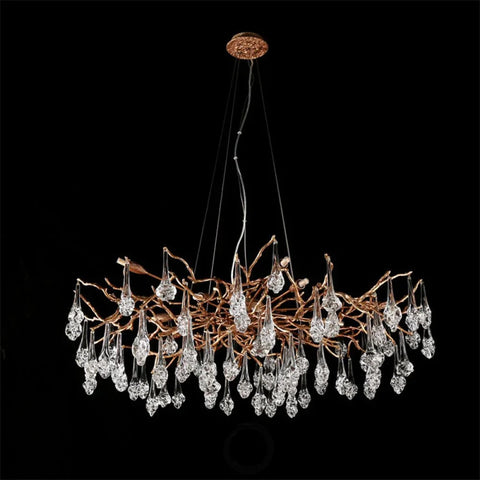 Anitra Modern Branch Chandelier Drop Flower D 31.5’’