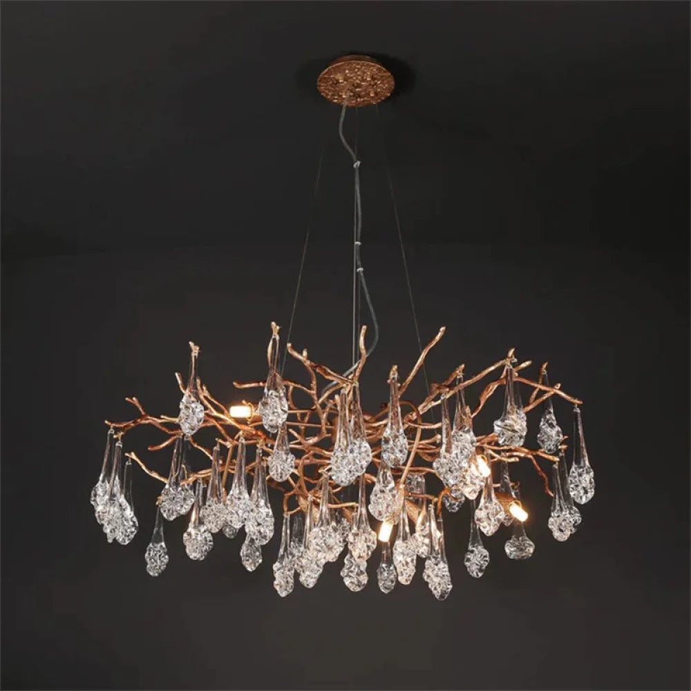 Anitra Modern Branch Chandelier Drop Flower D 39.3’’