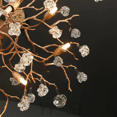 Anitra Modern Branch Chandelier Drop Flower D 39.3’’