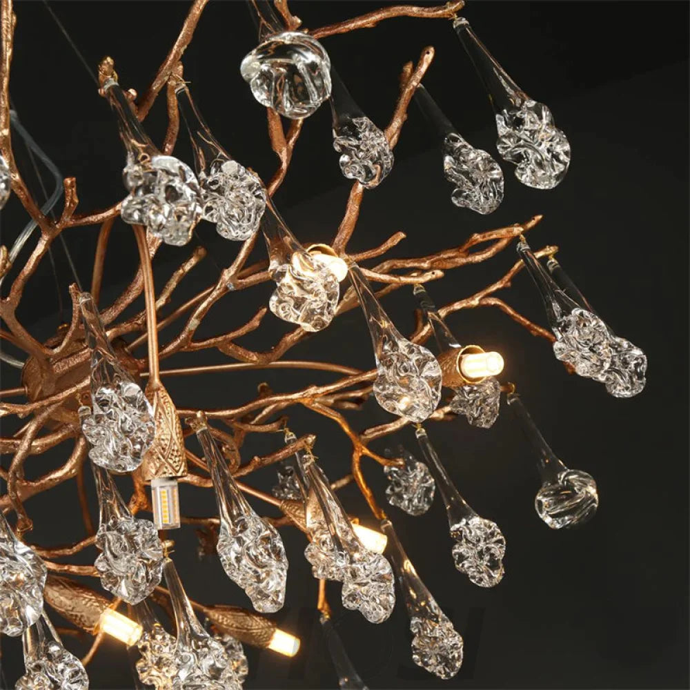 Anitra Modern Branch Chandelier Drop Flower D 39.3’’