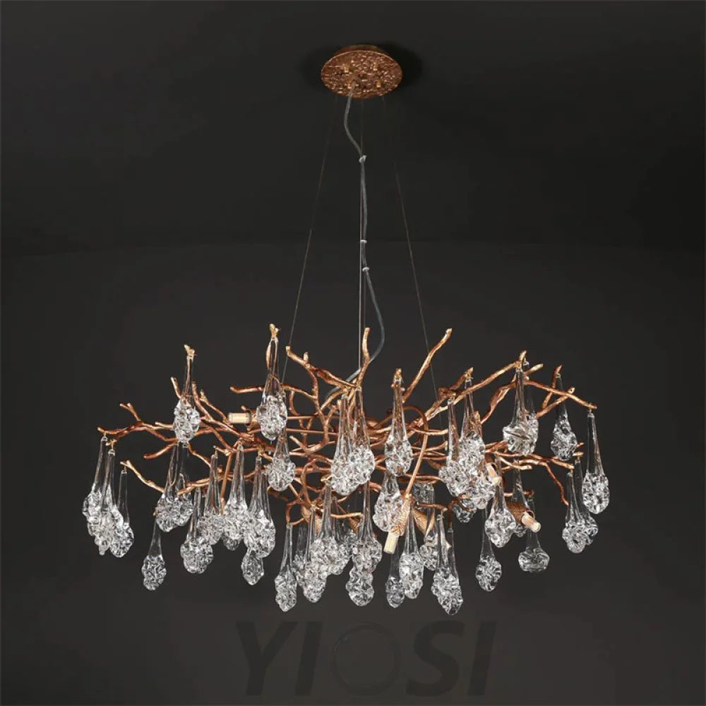 Anitra Modern Branch Chandelier Drop Flower D 39.3’’