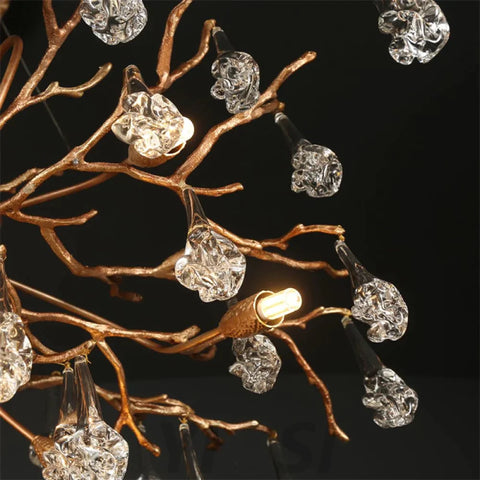 Anitra Modern Branch Chandelier Drop Flower D 39.3’’