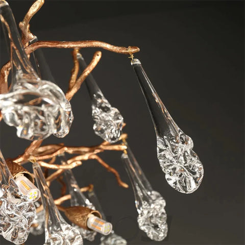 Anitra Modern Branch Chandelier Drop Flower D 39.3’’