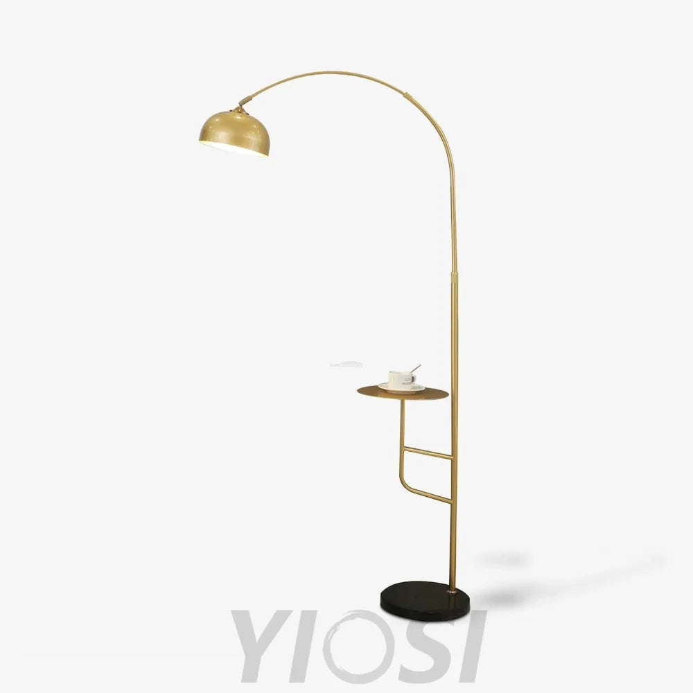 Arc Bell Floor Lamp  ∅ 11″ - Bent-1-Yiosilamp