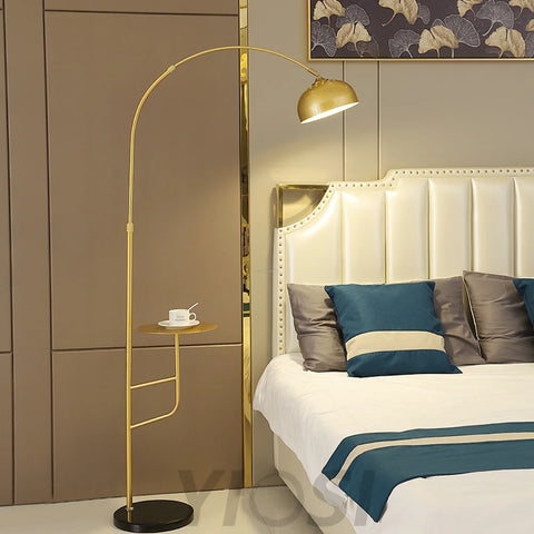 Arc Bell Floor Lamp  ∅ 11″ - Bent-1-Yiosilamp