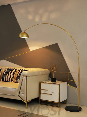 Arc Bell Floor Lamp  ∅ 11″ - Bent-1-Yiosilamp