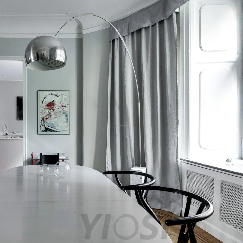 Arco Floor Light - Alabaster-1-Yiosilamp