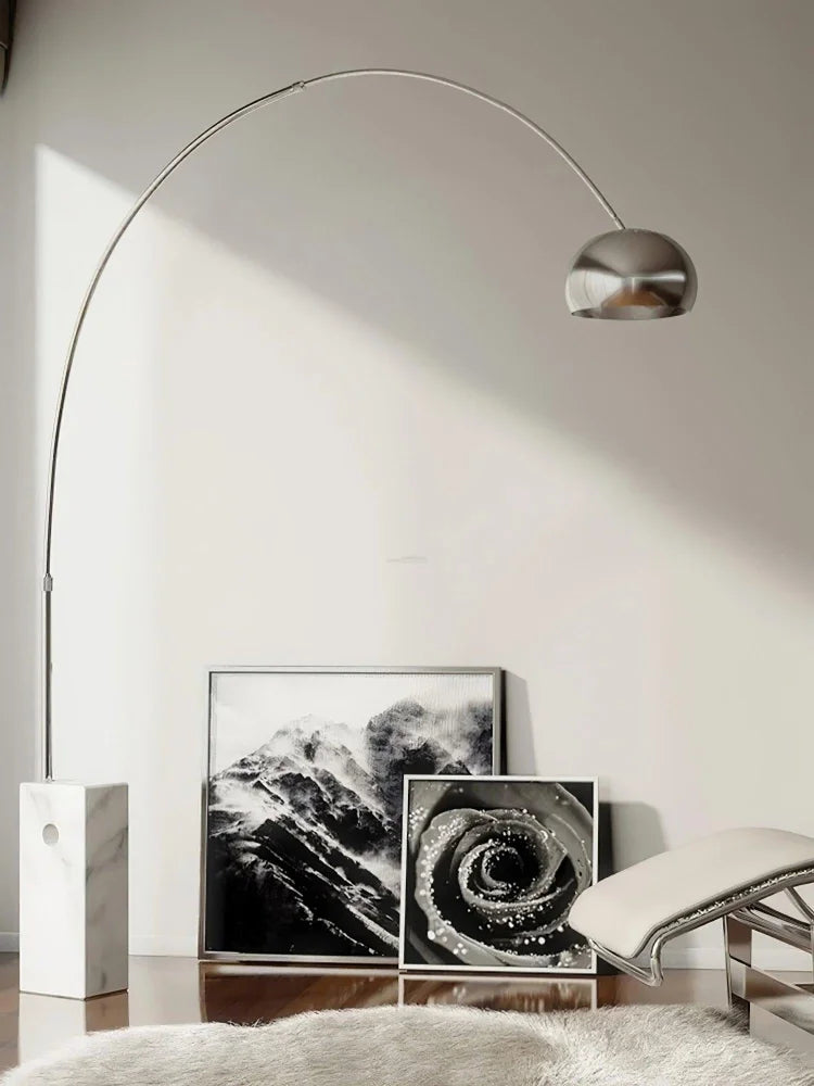 Arco Floor Light - Alabaster-1-Yiosilamp