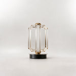 Arcus Modern Crystal Table Lamp 5" – lights off
