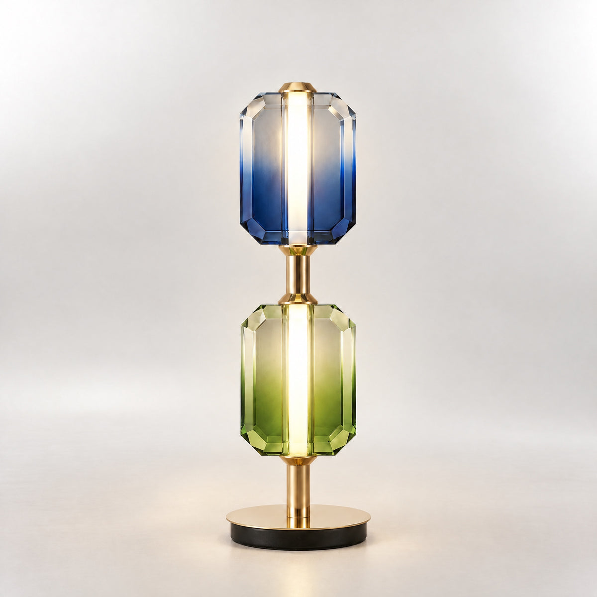 Arcus Modern Crystal Table Lamp Double