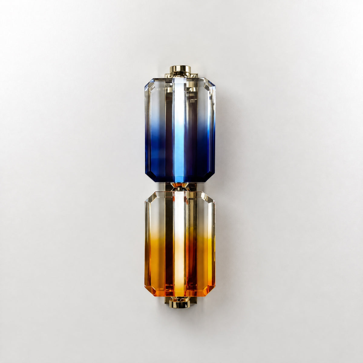 Arcus Modern Crystal Wall Sconce 5" – lights off