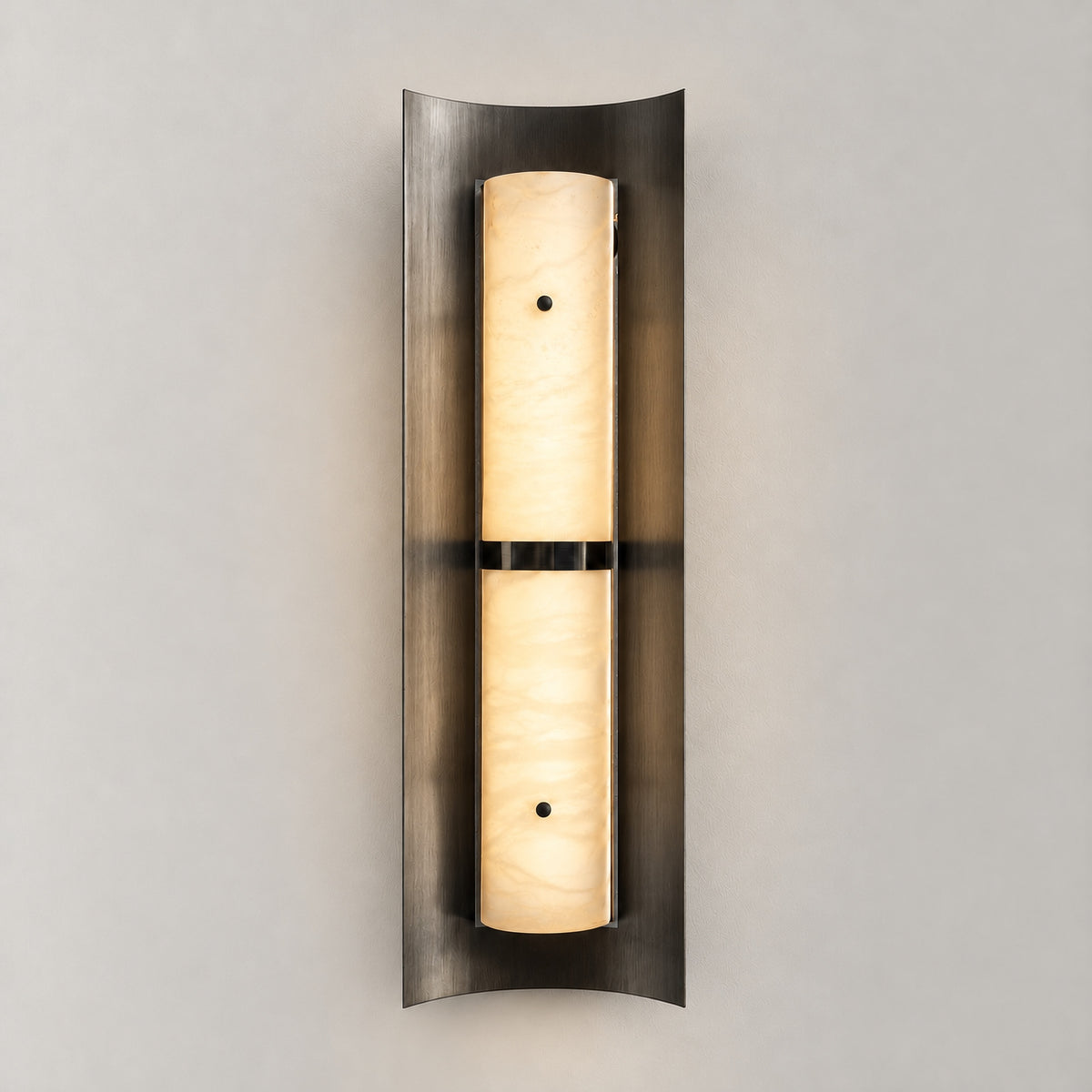 Arden Cylinder Black Wall Sconce