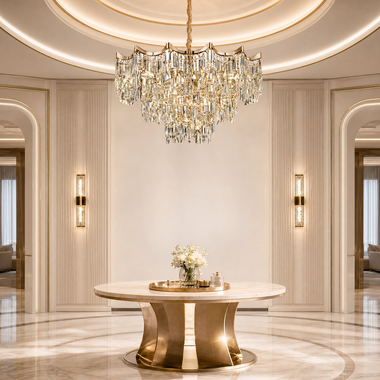 Aria Crystal Chandelier