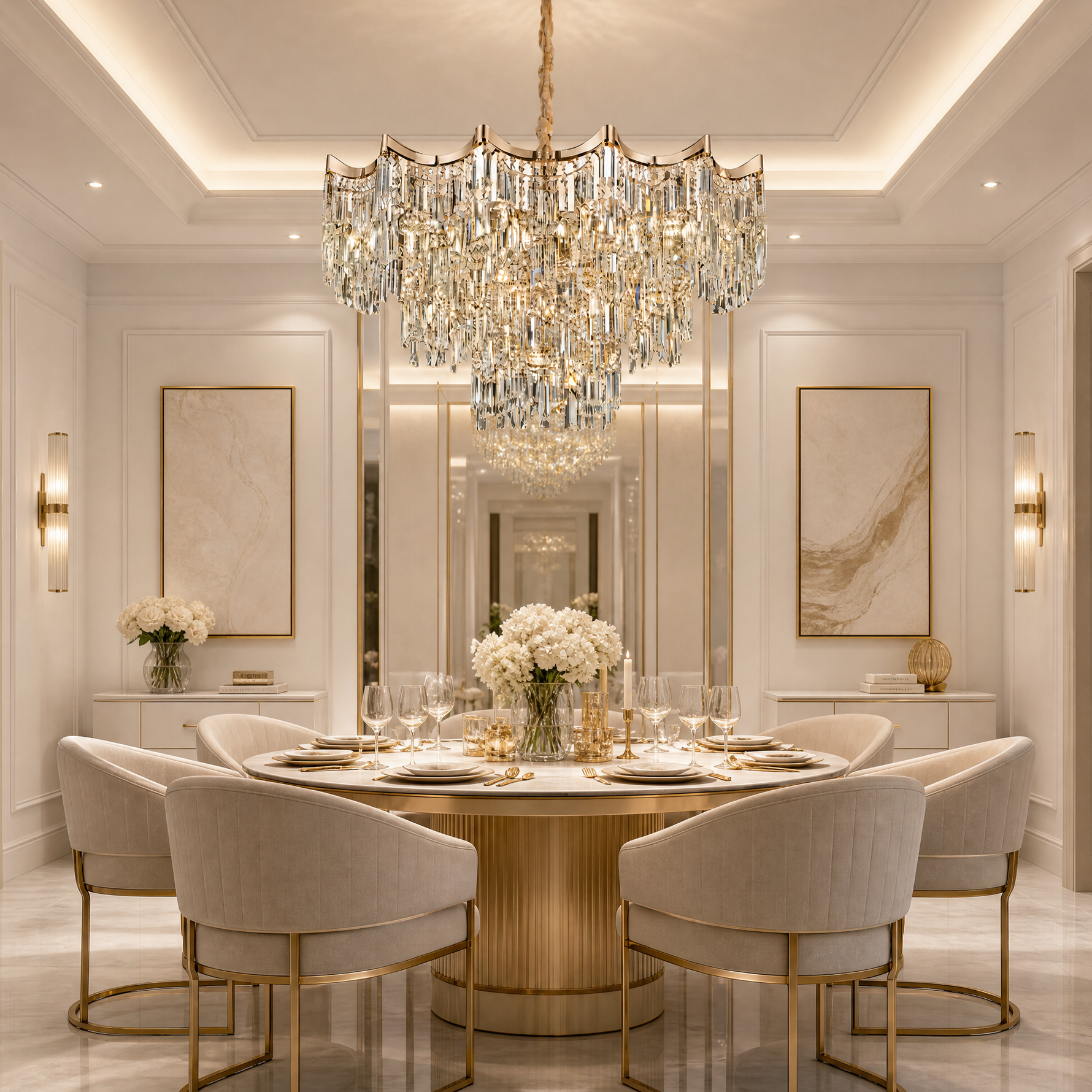 Aria Crystal Chandelier