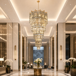 Aria Crystal Halo Chandelier