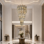 Aria Crystal Halo Chandelier