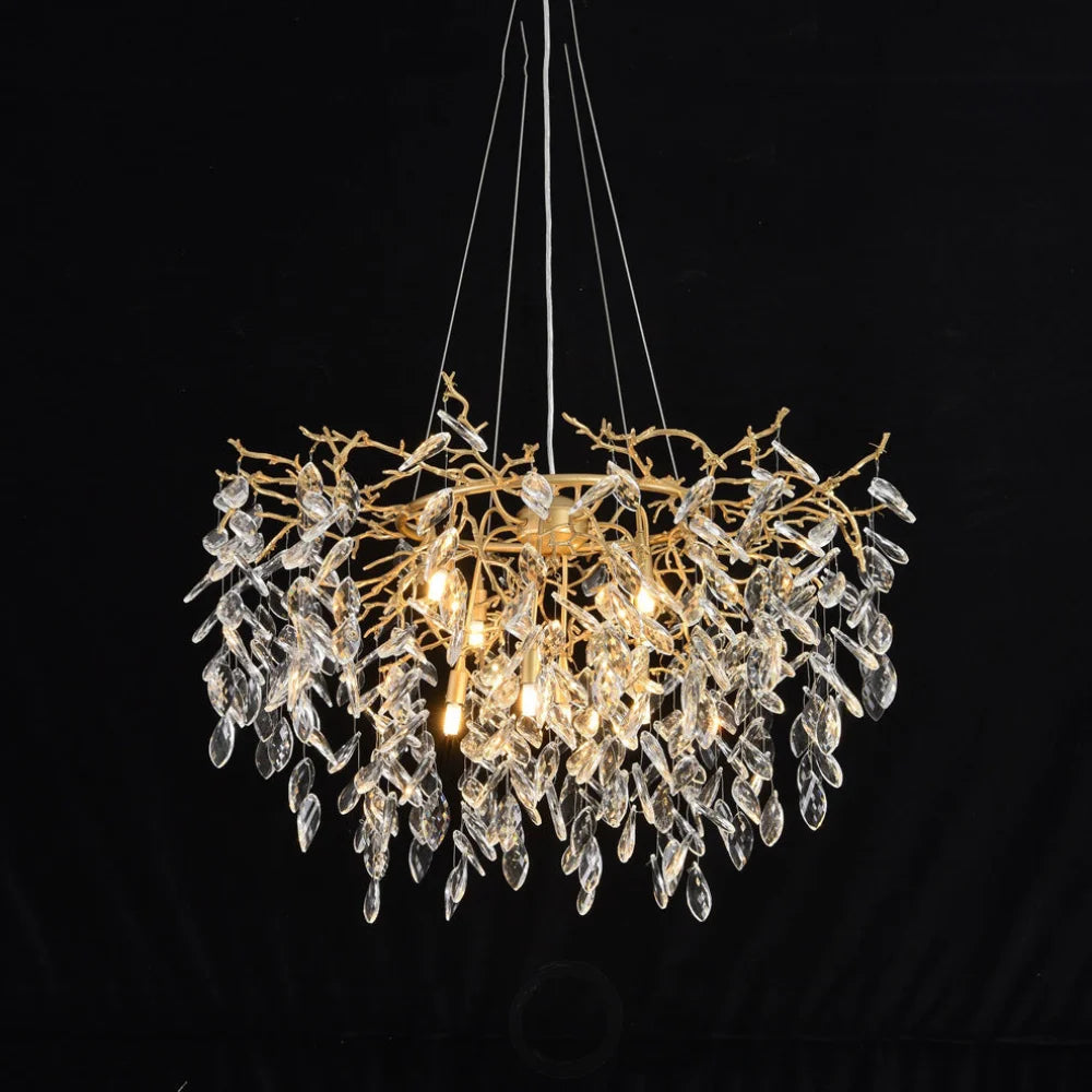 tree branch chandelier