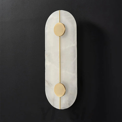 Artistic Alabaster Marble Wall Sconce - Yiosilamp