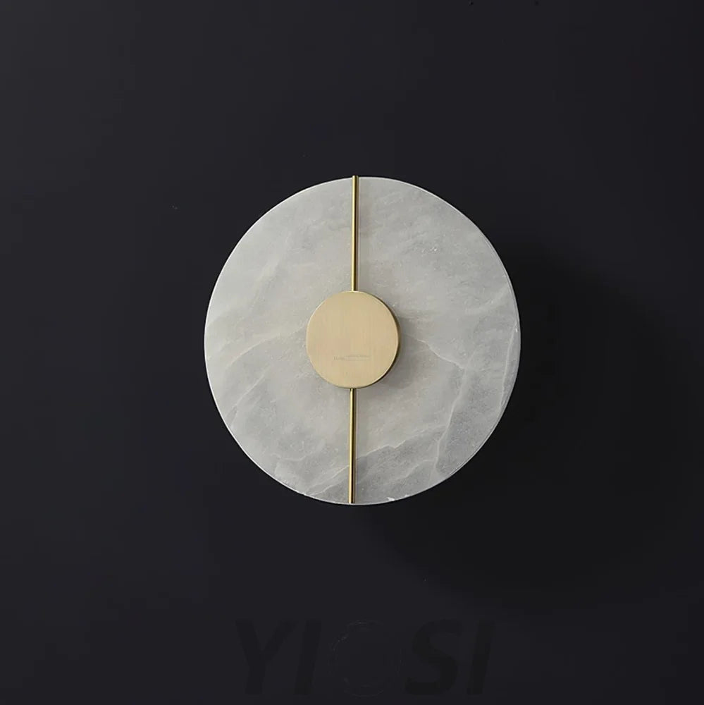 Artistic Alabaster Marble Wall Sconce - Yiosilamp