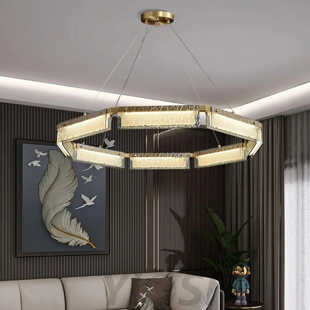 Asner LED Chandelier ∅ 27.5″ - -1-Yiosilamp