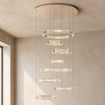 Astrale Staircase Cascade Chandelier