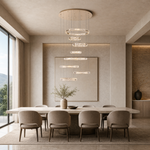Astrale Staircase Cascade Chandelier