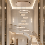 Astrale Staircase Cascade Chandelier