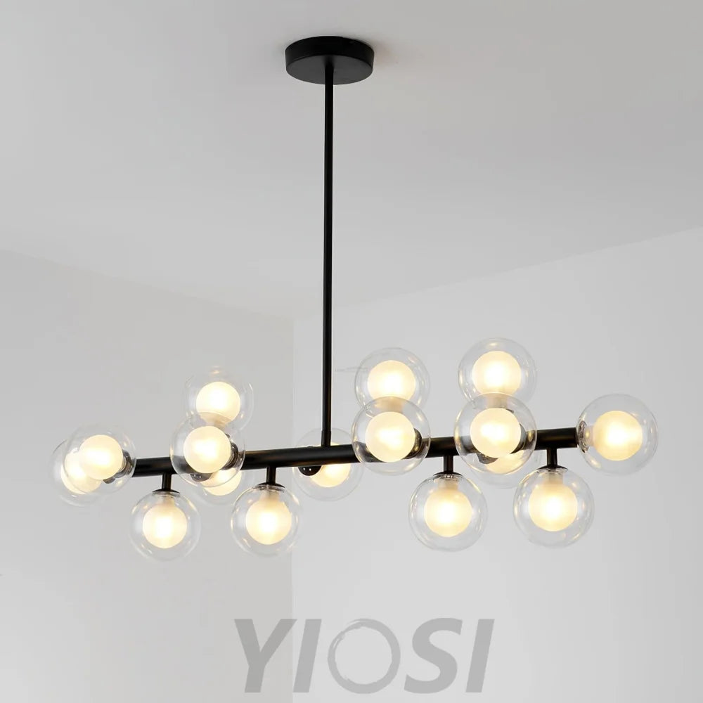Aurelia Linear Chandelier - Hailey-1-Yiosilamp