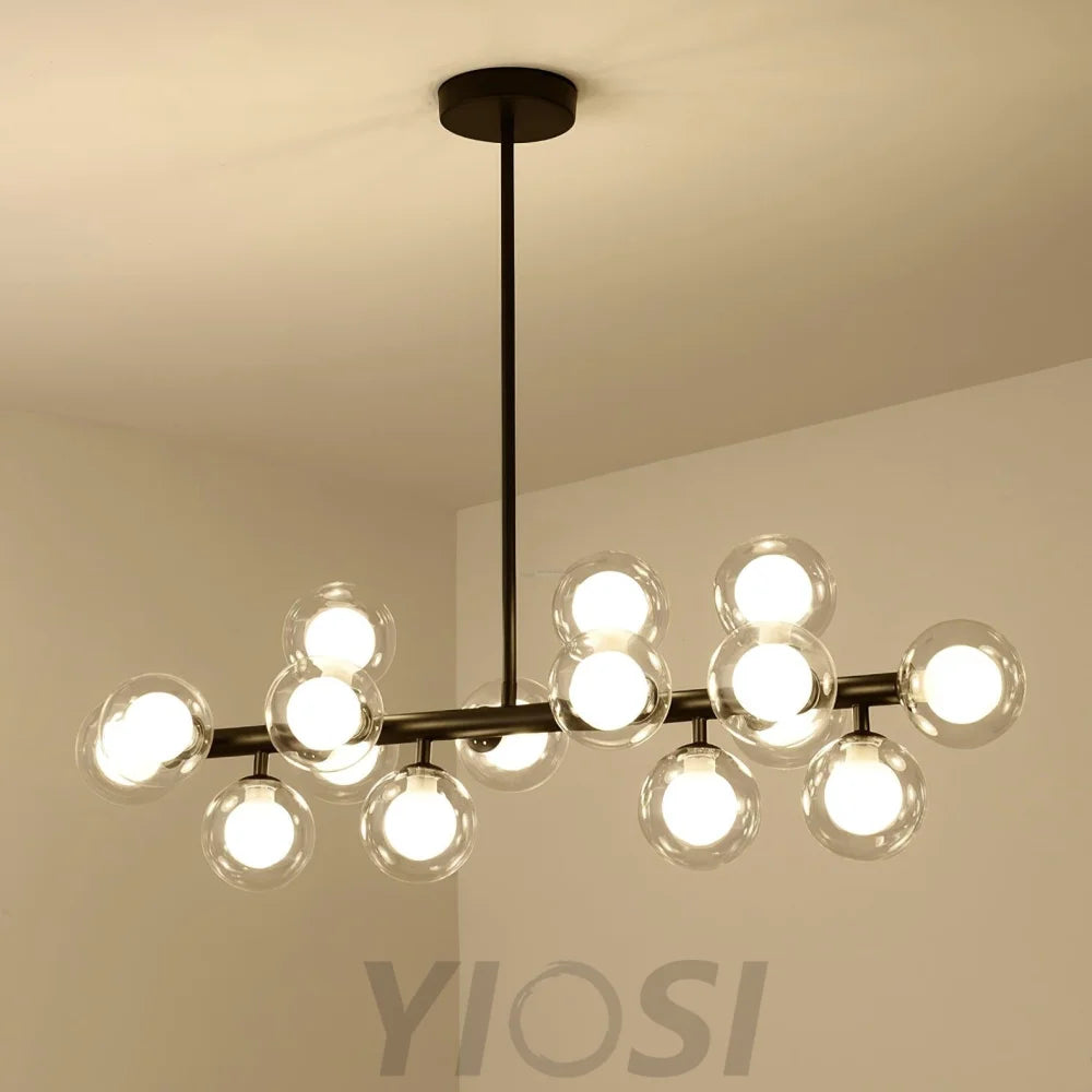 Aurelia Linear Chandelier - Hailey-1-Yiosilamp
