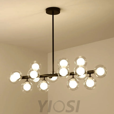 Aurelia Linear Chandelier - Hailey-1-Yiosilamp