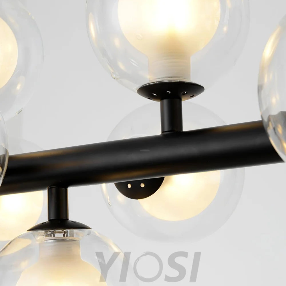 Aurelia Linear Chandelier - Hailey-1-Yiosilamp