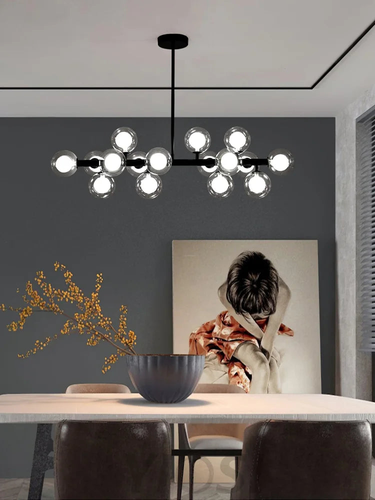 Aurelia Linear Chandelier - Hailey-1-Yiosilamp
