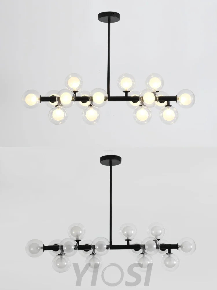 Aurelia Linear Chandelier - Hailey-1-Yiosilamp