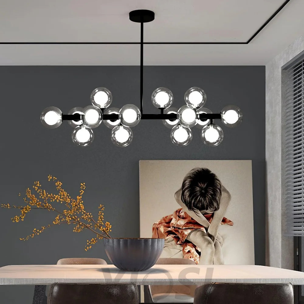 Aurelia Linear Chandelier - Hailey-1-Yiosilamp