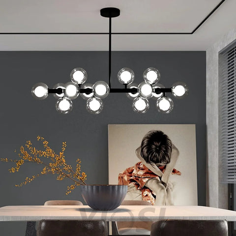 Aurelia Linear Chandelier - Hailey-1-Yiosilamp