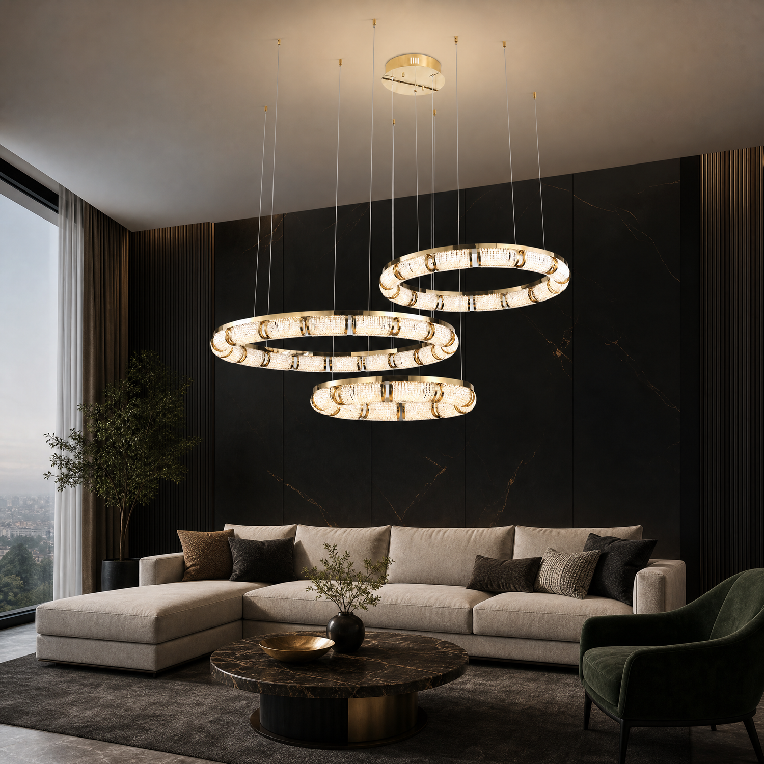 Aurora Smart Cascade Chandelier
