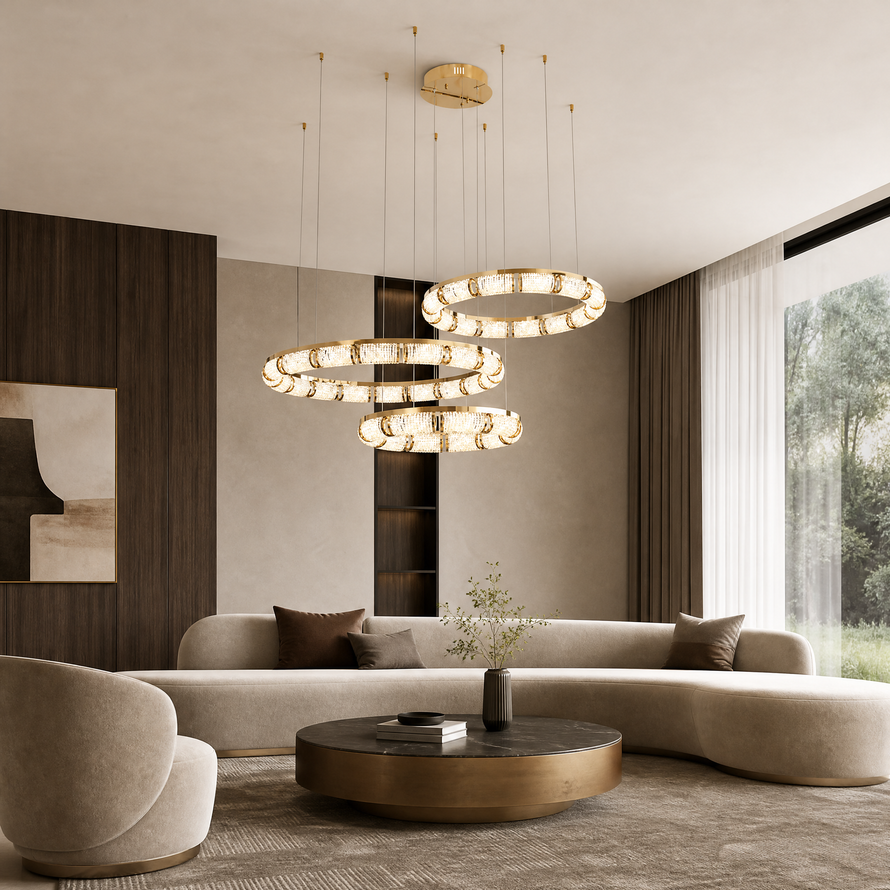 Aurora Smart Cascade Chandelier