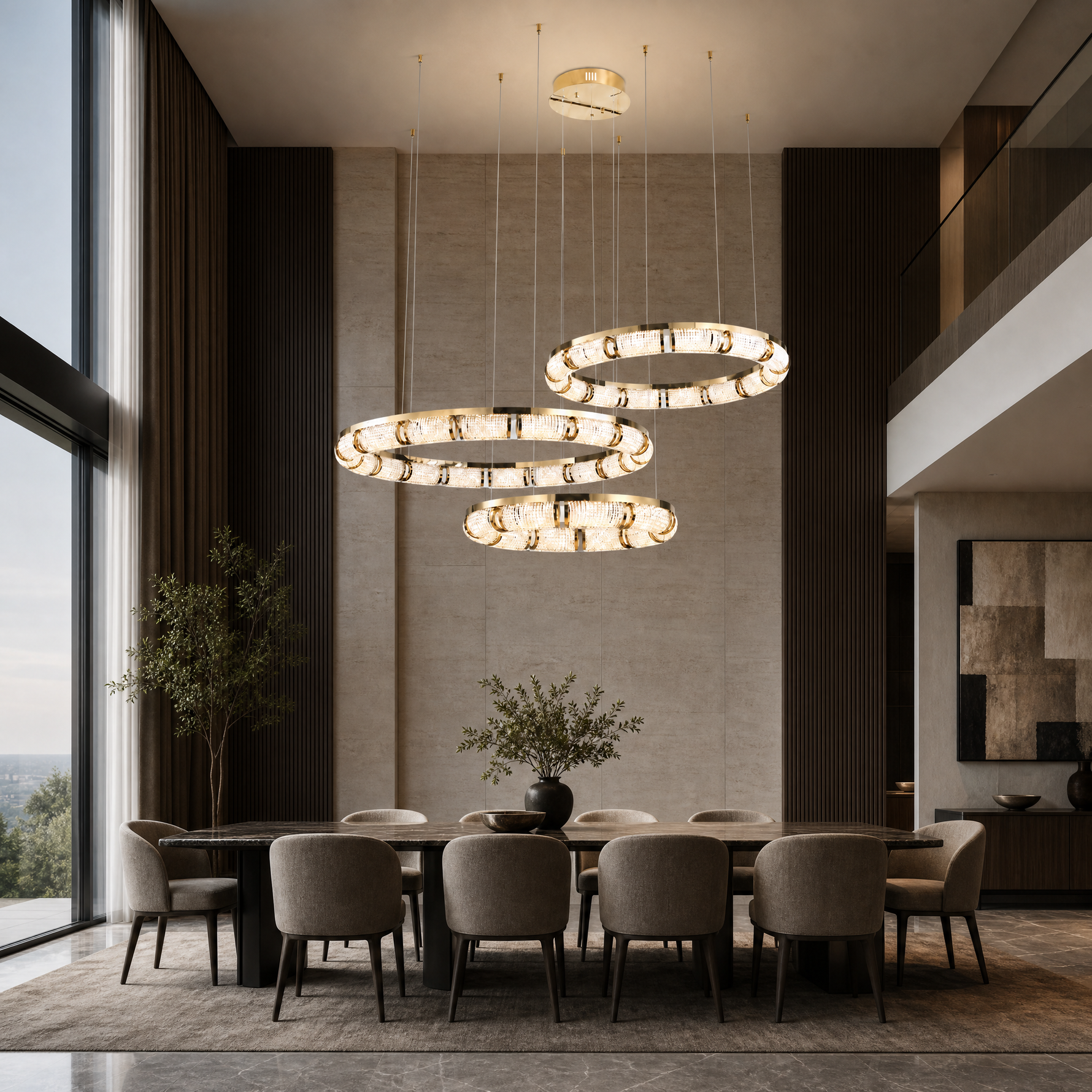 Aurora Smart Cascade Chandelier