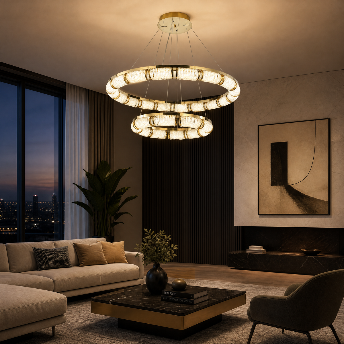 Aurora Smart Trio Chandelier
