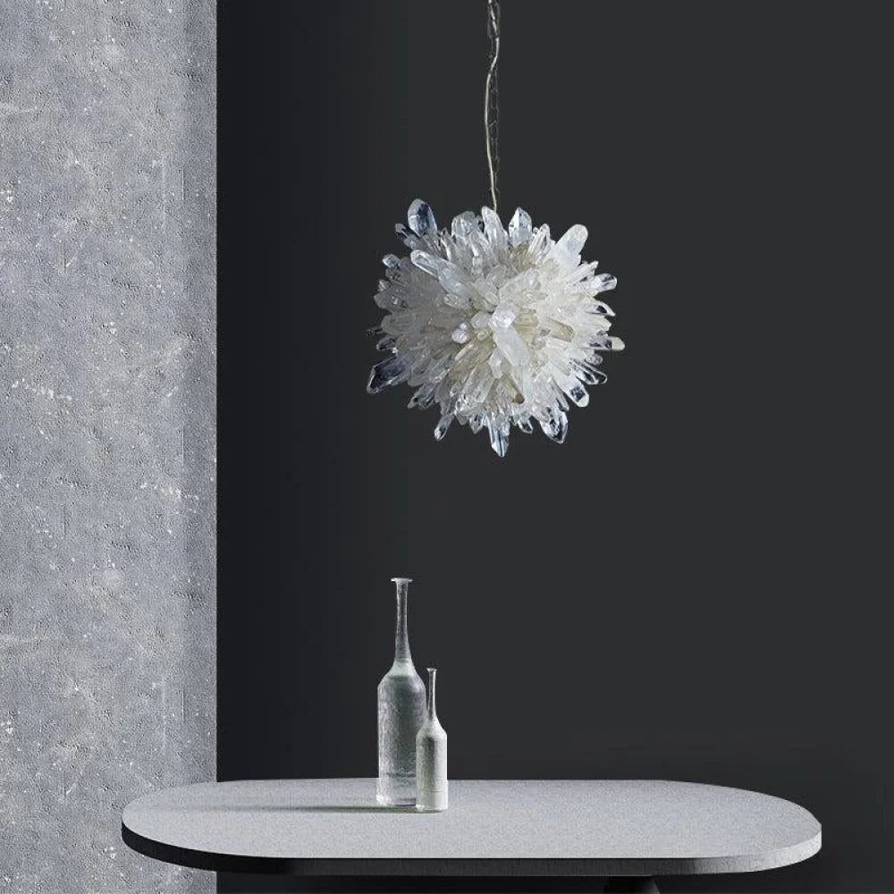 Averie Modern Rock Crystal Pendant Light 7.9’’ D X H