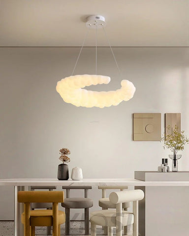 Avir Circular Chandelier - Plastomer-1-Yiosilamp